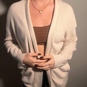 Lululemon Cream Cardigan